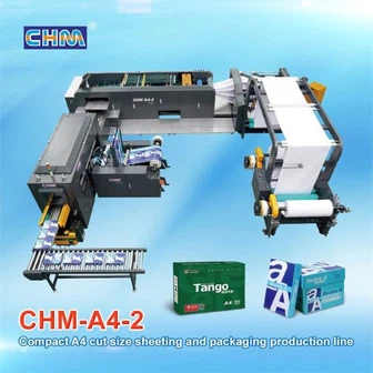 CHM A4 Office Ntawv Txiav Thiab Ntim Tshuab Ntau Lawm Kab (Tsis Siv Neeg Siab)